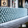 Lovelite 510LED Christmas Net Lights, 28ft x 5ft Net Lights Outdoor 8 Modes, Waterproof Connectable String Lights Green Wire Plug in for Xmas Tree Bushes Garden Holiday Party Decor - Cool White