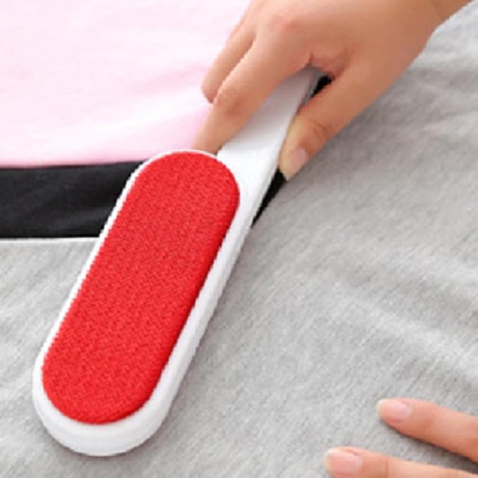 Carpet hair remover tool，Double-Side Sweater Sticky Wool Brush Static Brush Clothes Cleaning Tools Household Hair Dust Remover Electrostatic Dust Cleaner-1pc, Jtmfqjq1