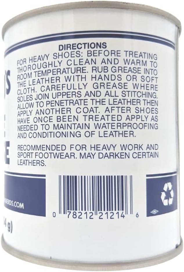 Huberd's Shoe Grease 16 oz, Leather Conditioner and Waterproofer for Boots, Shoes, Saddles, and Gear. Beeswax and Pine Tar Formula. Since 1921.