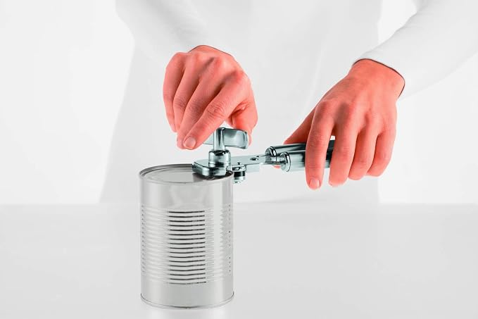 Rösle 12757 Stainless Steel Manual Can Opener with Pliers Grip Opens Can at Seam 7.9 in. | Pliers grip, opens cans at the seam