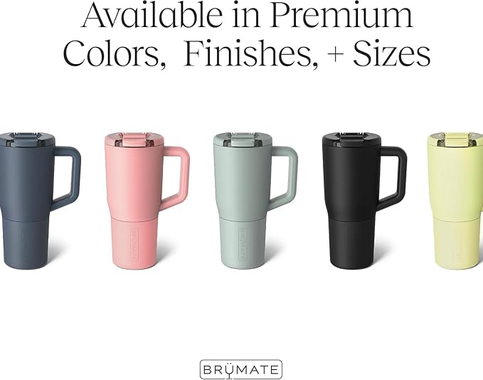 BrüMate Müv - 25oz 100% Leak Proof Insulated Coffee Mug with Handle & Lid - Stainless Steel Coffee Travel Mug - Double Walled Coffee Cup (Java)