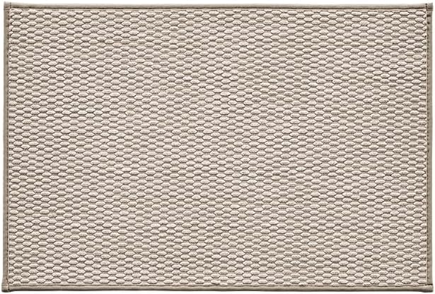 TYUU Bathroom Rugs Non Slip Washable, Super Absorbent Thin Bath Mat Small Quick Dry Low Pile Bathroom Rug, Beige 20"x30"