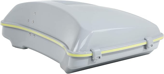 Apple Green/White Gray ABS 5.5" Razor Trunk Fit For Harley 2014-2025 Touring CVO Road King Street Glide Electra Glide Ultra Limited Pack