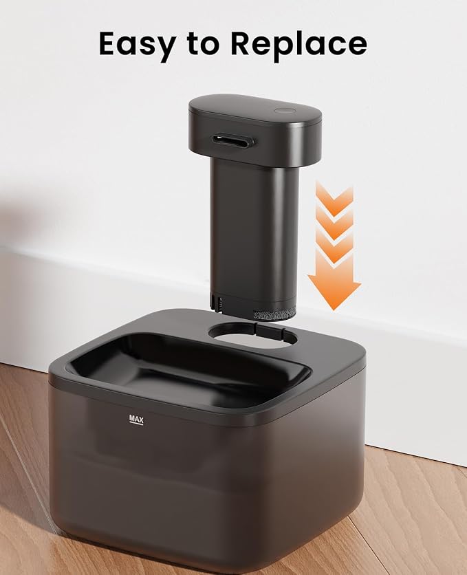 oneisall Water Pump(Battery Motor) for 2.2L 3.2L Wireless Cat Fountain | SilentFlow™,Ultra Quiet,Spare Replacement For When One Runs Out Of Power,for Model
