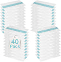 40 Pack Mop Pad Refills Compatible with Shark VACMOP Vacuum VM252 VM251 VM250 VM200 VMP30 VM190, Disposable Hard Floor Replacement Mop Pads