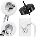 in Wall Cable Management Kit, Power & Low Voltage Wire Organizer with Hole Saw Drill for Easy TV Wall Mounting, TV Cord Hider for Wall & Clean Look