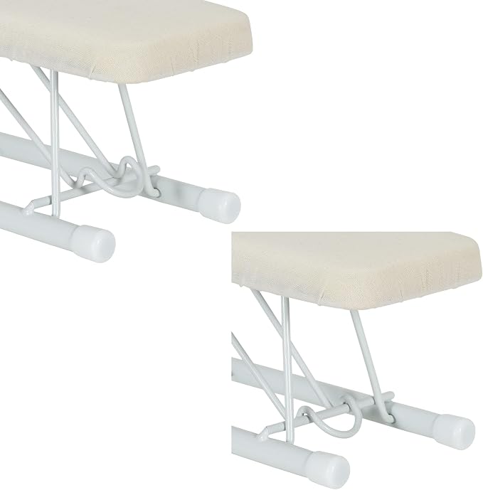 Household Essentials Basic Sleeve Mini Ironing Board | Natural Cover and White Finish | 4.5" x 20" Ironing Surface