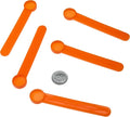 1/8 teaspoon scoop (1/8 teaspoon measuring spoon) plastic | FitPowders (100, Orange)