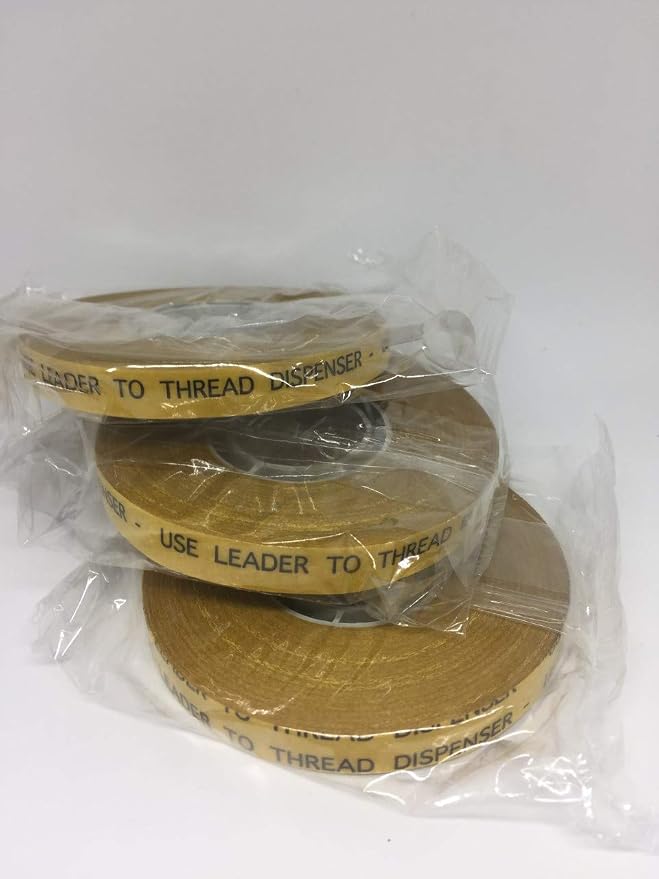 ATG Transfer Gun Double Side Refill Tapes, Reverse Wound Adhesive Transfer Tape Acid Free Gold Paper Liner ATG-7502, 3/8" X 36YD Pack of 24