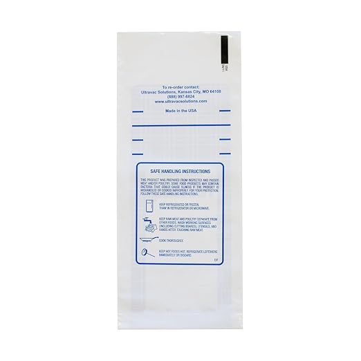 UltraSource Meat Freezer Bags, 2 lb. White, (Pack of 1000)