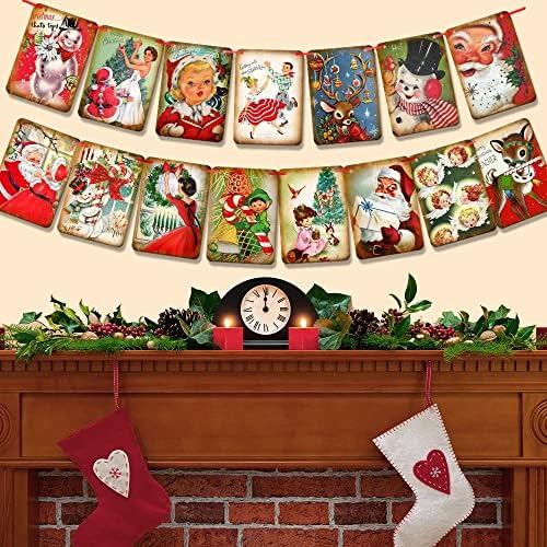 Christmas Decorations Vintage Style Christmas Banner