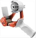 TAPEWELL Heavy Duty Metal Frame Packing Tape Dispenser Gun, 2 inch, Orange | Packing Tape Refills For Dispenser, Shipping Tape For Packing, Moving, Home & Office Use
