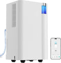 Uthfy 3000 Sq. Ft Dehumidifier for Basement with WiFi, Max 38 Pints Dehumidifier for Home with Drain Hose, 24H On/Off Timer, 3 Color Ambient Light, Child Lock,Auto Deforest, Quiet for Bedroom,Bathroom