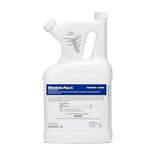 Bifenthrin-Plus-C Insecticide (1 Gal) - Roach Killer Indoor Infestation, Termite Treatment, Ant Control & Wasp Spray - Home Defense Pest Control, Residential, Commercial, and Industrial Use