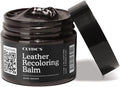 Clyde's™ Leather Company Leather Recoloring Balm – Color Restore & Scratch Repair Kit for Faded Leather Furniture, Car Seats, Sofa & Vinyl | 23 Colors | Non-Toxic Dye
