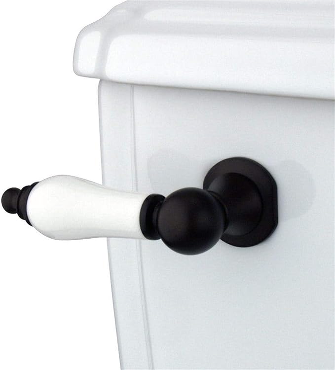 Kingston Brass KTPL5 Tank Porcelain Lever, Oil Rubbed Bronze,3-Inch Handle Length , Oil-Rubbed Bronze