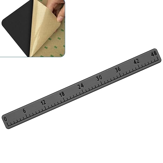 HZshark EVA Foam Fish Measuring Board, Fish Ruler with 3M Self-Adhesive Backing,48" Fishing Tape Measure for Boats Sailboats Yachts Kayaks