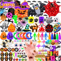 KissFree 345 PCS Halloween Party Favors for Kids, Halloween Toys Bulk, Halloween Goodie Bag Fillers, Non-Candy Treats for Kids, Classroom Prizes