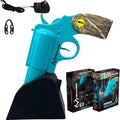 Realtree® Electric Gun Wine Bottle Opener - Open your Wine Bottle Fast with this New Corkscrew - Great Gift for Gun Enthusiasts and Wine Lovers. Foil Cutter and Charging Base Included. (T Blue)