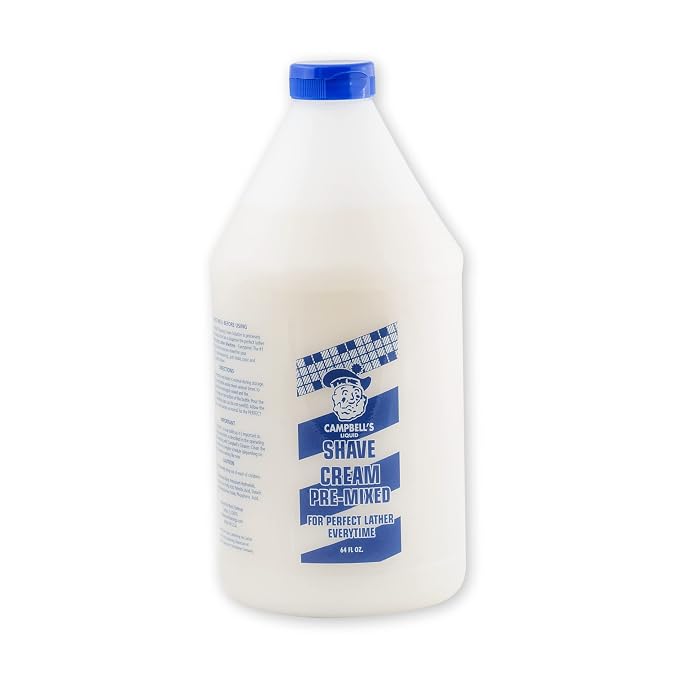 Campbell's Pre-Mixed Shave Cream 64oz/Half Gallon
