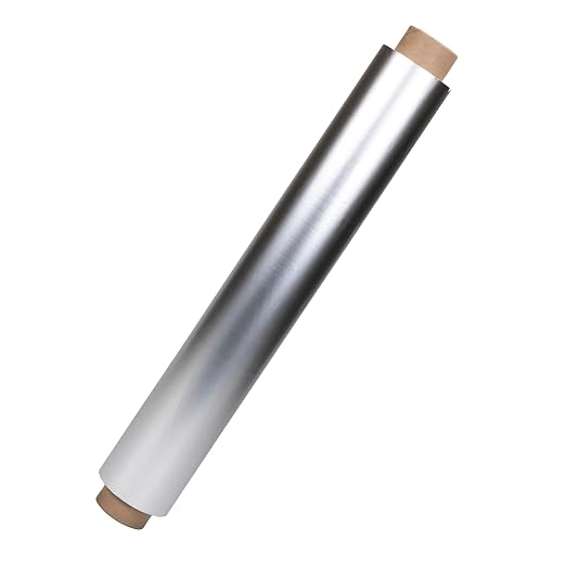 IDL Packaging 18" x 500' Aluminum Foil Refill Roll for WP-180DA FoilMaster Dispenser 18" Width - Standard Tin Foil for Grilling, Wrapping, Smoking, Baking - Food Safe Disposable Foil Wrap