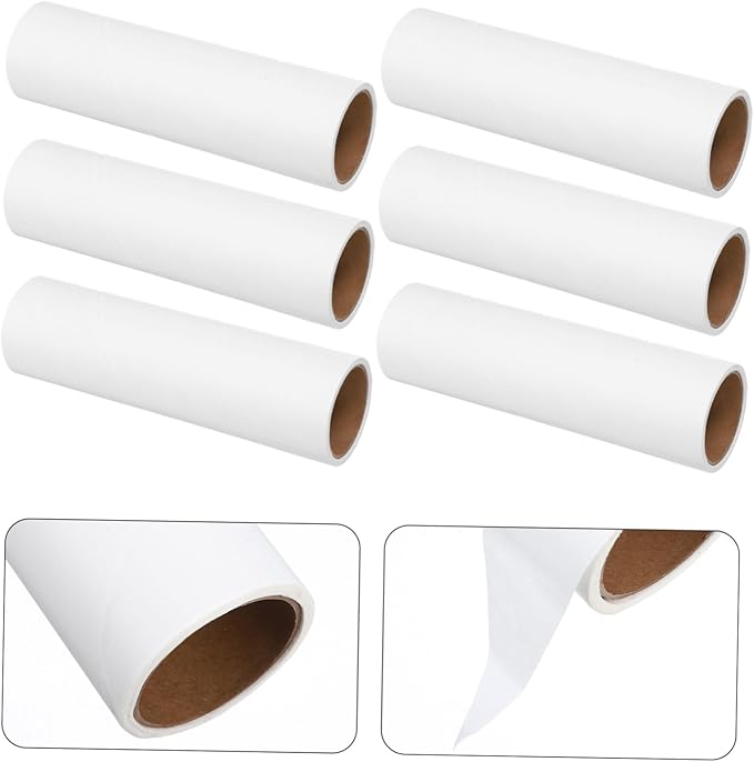 10rolls Sticky Lint Roller Refills for Pets Heavy-Duty Adhesive Roller Replacement Parts for Lint Pet Hair Remover