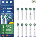 Oral-B PRO CrossAction Replacement Electric Toothbrush Heads, White, 2-Pack of 8 Count - 16 Brush Heads Total