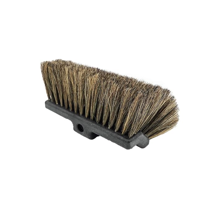 Montana Boar's Hair Wash Brush PLUS | Premium Curved Bristles for Effective Cleaning | Safely Lifts Dirt Without Scratching Paint or Clear Coat | Durable & Versatile for Cars, Trucks & RVs | MB-403