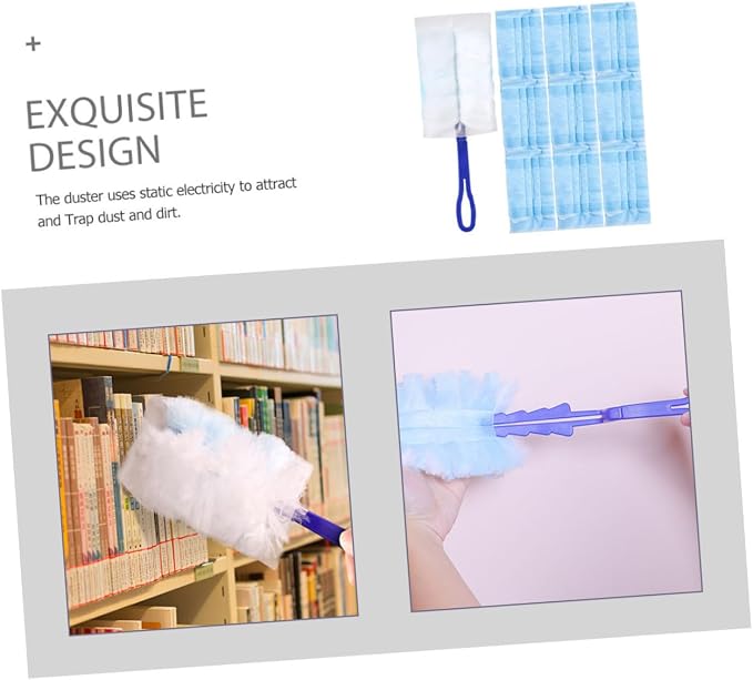 PRETYZOOM 5sets Furniture Dust Cleaner Cleaning Brush Tool Duster Refill Handled Duster Clean Sweeping