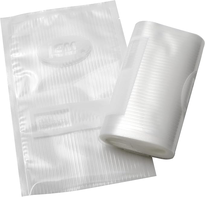 LEM Products MaxVac Pint Vacuum Sealer Bags, 6 x 10 Inches, Compatible with Major Vacuum Sealer Brands, 28 Count (Pack of 6)