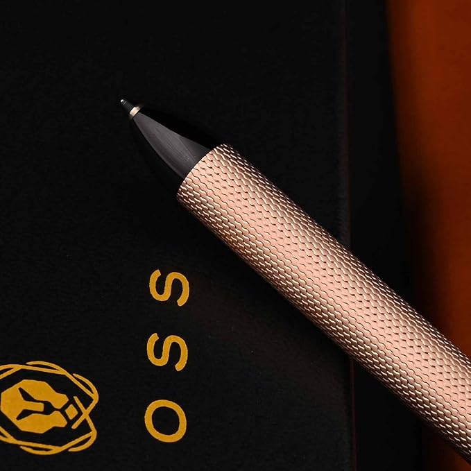 Cross Tech3+ Refillable Multi-Function Ballpoint Pen with Stylus, Medium Ballpen And Pencil, Includes Premium Gift Box - Brushed Rose Gold