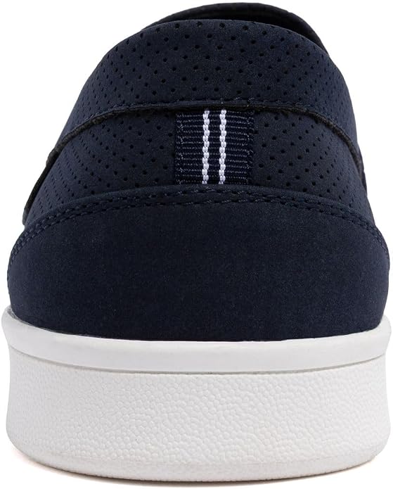 Nautica Men's Slip-On Loafers Casual Moc Toe Sneakers Boat Shoes Slipper for Men – Lightweight & Comfortable - Derwin