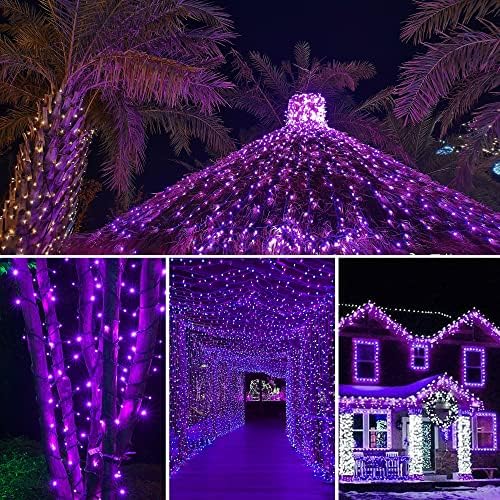 weillsnow 500 LED Halloween String Lights,164 FT Twinkle Lights Waterproof