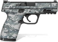 Textured Vinyl Decal Skin Kit for Smith & Wesson M&P M2.0 9mm/.40 4" Compact (Digital Camo - Army Green)