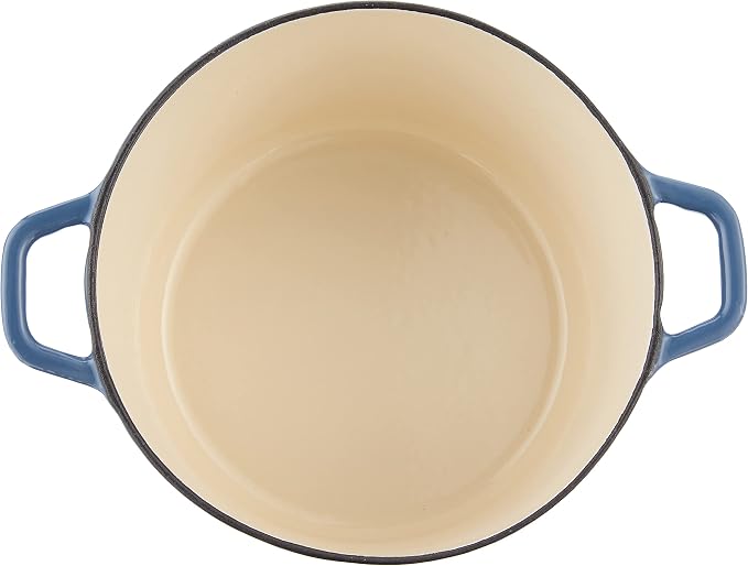 Cuisinart 3 Qt Casserole, Covered, Enameled Provencial Blue