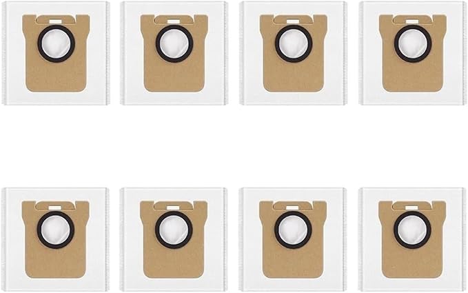 Mop Cloths Dust Bag Replacement，Compatible For Xiaomi，5 Pro/OV21CN/X10 Plus/X20 Plus/M30S/M30 Pro Mop Rags Bags Robot Vacuum Cleaner Parts(SET8)
