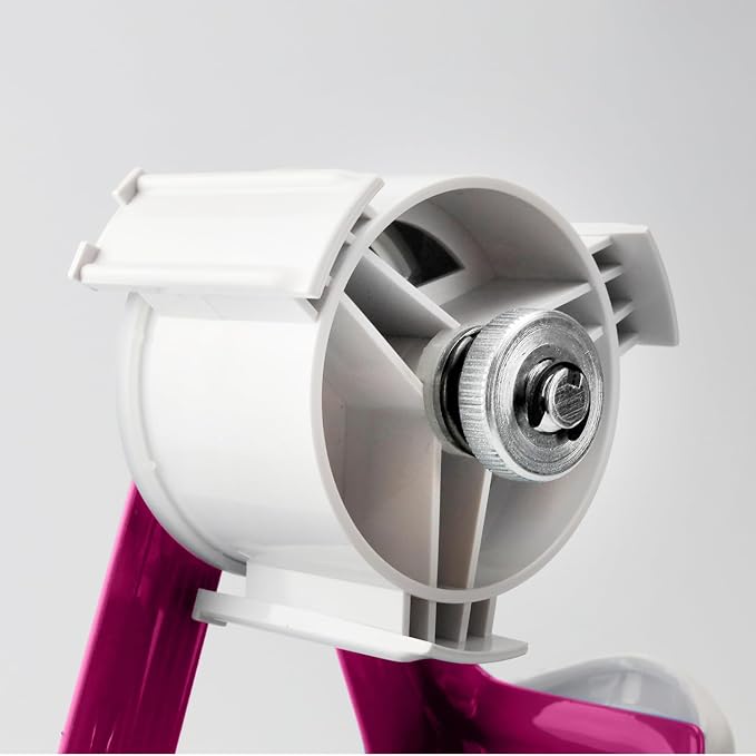 TAPEWELL Heavy Duty Metal Frame Packing Tape Dispenser Gun, 2 inch, Purple | Packing Tape Refills For Dispenser, Shipping Tape For Packing, Moving, Home & Office Use