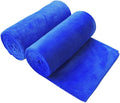 JML Microfiber Bath Sheet Towels, 2 Pack, 35" x 70", Dark Blue | Extra Large, Hanging Loop, Soft, Super Absorbent, Fast Drying for Shower Sauna Yoga Salon Hotel