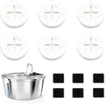 Dog Water Fountain Replacement Filters for WF02 (6Filters)