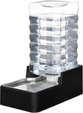 10L Automatic Dog Water Dispenser for Dog: No Filter | No Electricity Required/Gravity-Fed Refill/Spill-Resistant/Detachable for Cleaning/Stable Anti-Tip Base/for Daily Hydration