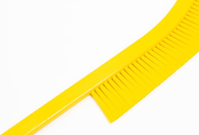SPARTA Plastic Narrow Radiator Brush for Dusting Between Radiators, Vents, And Ducts, 24 Inches, Yellow, (Pack of 6)