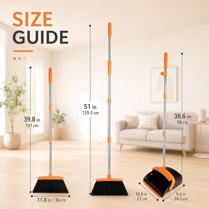 Broom and Dustpan Set