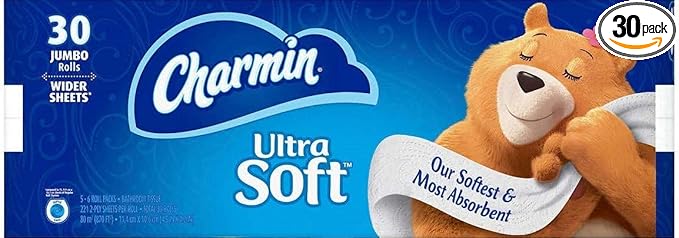 Charmin Ultra Soft Bathroom Tissue 30 Jumbo Rolls