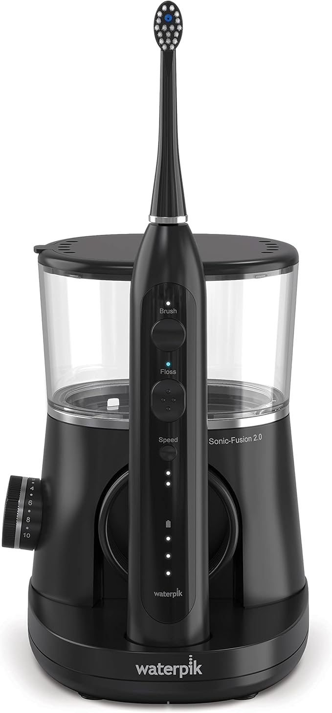 Waterpik Sonic-Fusion 2.0 Flossing Electric Toothbrush, Black