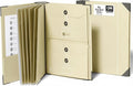 The Folio® Important Document Organizer by Savor | Binder with Guided Labels, Acid-Free File Folder Organizer with 10 Pockets, Document Holder for Home Records, Legal and Medical Papers (Slate)