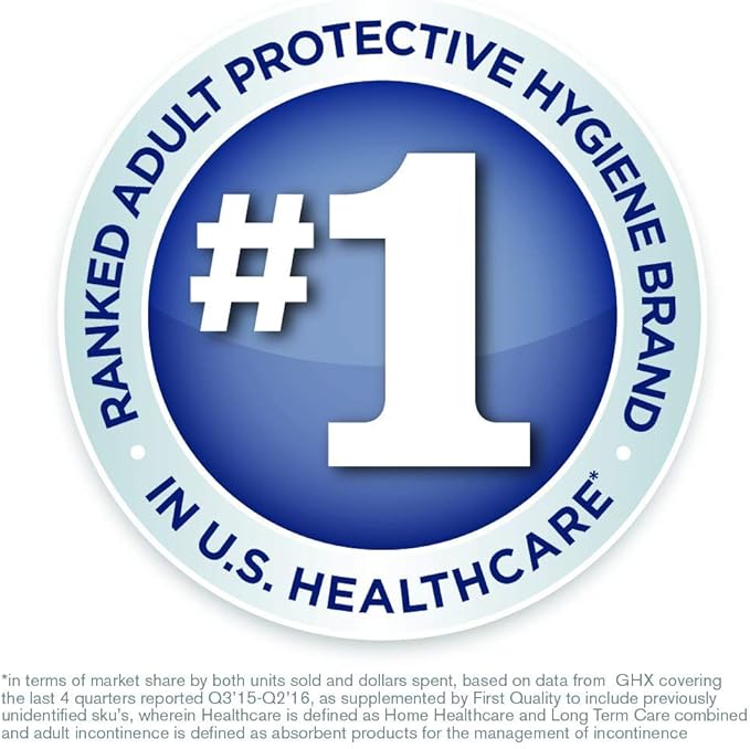 Prevail Daily Protective Underwear - Unisex Adult Incontinence Underwear - Disposable Adult Diaper for Men & Women - Maximum Absorbency - Large - 18 Count (Pack of 4)