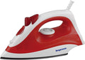 Impress Basic Clothing Iron | Non-Stick | Compact | Spray | Adjustable Steam | Fabric Selector | Swivel Cord | Lightweight | 1200-Watt (Red)