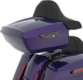 Advanblack 2025 RG Tour Trunk Pack Mystic Shift King Tour Trunk Pack Luggage +Wrap-Around Backrest Pad for '97-'25 Harley Touring Road King Street Glide Electra Glide CVO models