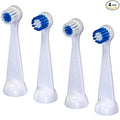 Cybersonic3 Compact Replacement Brush Heads, 4 Pack, Compatible With All Cybersonic Electric Toothbrushes