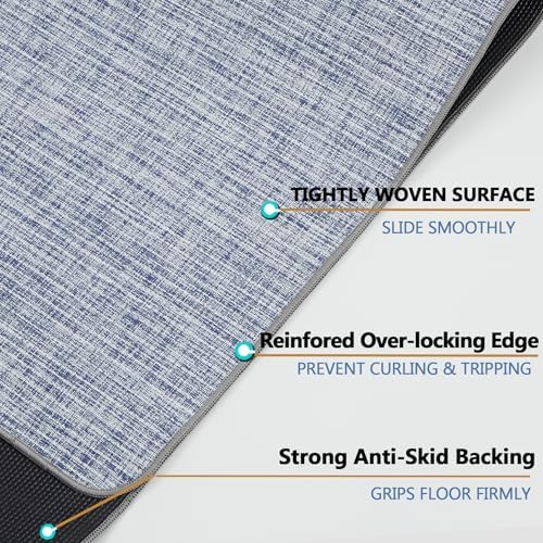 Large Office Chair Mat for Hardwood Floor Anti-Slip Desk Computer Chair Mat